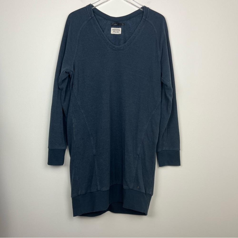 PRANA Sweatshirt Dress Navy Large